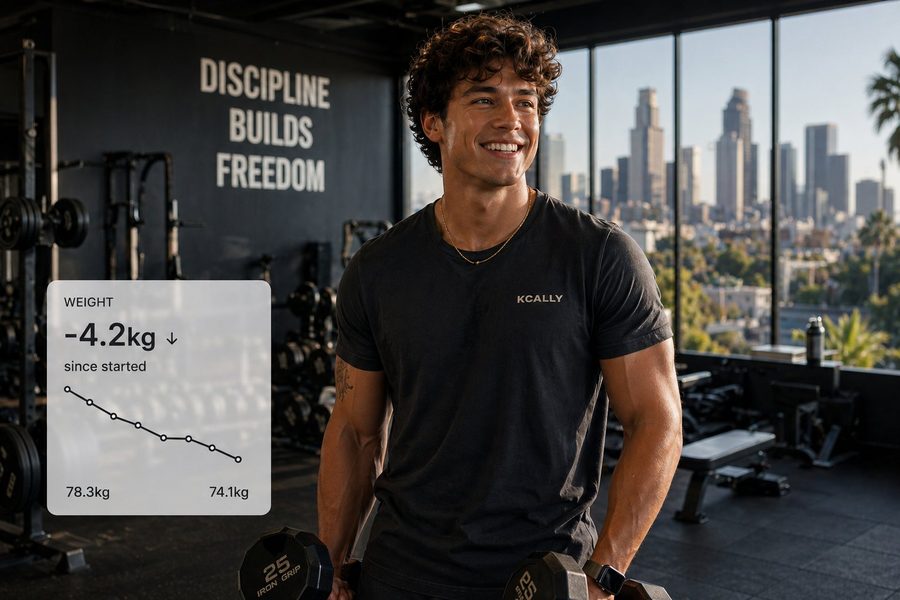 Kcally member building muscle
